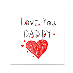 Ezposterprints - I Love You Dad | Father's Day Posters