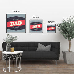 Ezposterprints - Best Dad Ever 3 | Father's Day Posters ambiance display photo sample