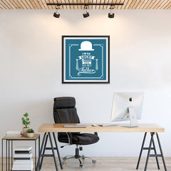 Ezposterprints - I'm So Lucky To Have You As My Father | Father's Day Posters - 24x24 ambiance display photo sample
