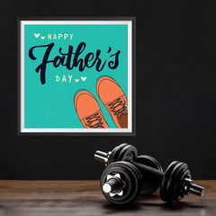 Ezposterprints - Happy Father's Day 2 | Father's Day Posters - 12x12 ambiance display photo sample