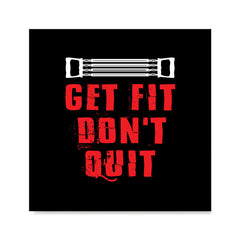 Ezposterprints - Get Fit Don't Quit | GYM Motivation Quotes