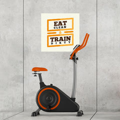 Ezposterprints - Eat Clean Train Dirty | GYM Motivation Quotes - 24x24 ambiance display photo sample