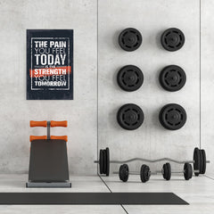 Ezposterprints - The Pain | Gym Inspiration Motivation Quotes - 24x36 ambiance display photo sample