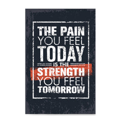 Ezposterprints - The Pain | Gym Inspiration Motivation Quotes