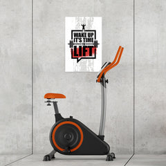 Ezposterprints - Wake Up | Gym Inspiration Motivation Quotes - 16x24 ambiance display photo sample