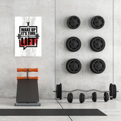Ezposterprints - Wake Up | Gym Inspiration Motivation Quotes - 24x36 ambiance display photo sample