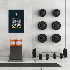 Ezposterprints - When You Feel | Gym Inspiration Motivation Quotes - 24x36 ambiance display photo sample
