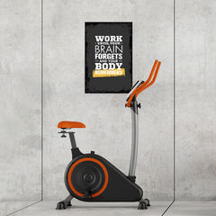 Ezposterprints - Work Until | Gym Inspiration Motivation Quotes - 16x24 ambiance display photo sample
