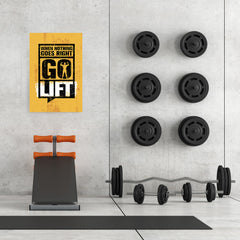 Ezposterprints - Go Lift 2 | Gym Inspiration Motivation Quotes - 24x36 ambiance display photo sample