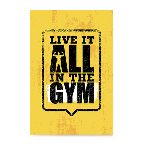 Ezposterprints - Live It 2 | Gym Inspiration Motivation Quotes
