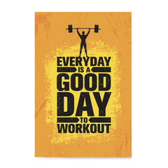 Ezposterprints - Good Day | Gym Inspiration Motivation Quotes