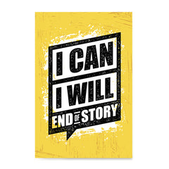 Ezposterprints - I Can | Gym Inspiration Motivation Quotes