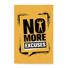 Ezposterprints - No More | Gym Inspiration Motivation Quotes