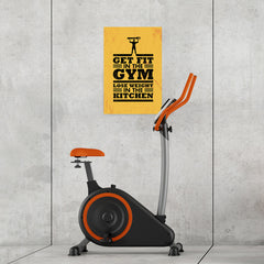Ezposterprints - Get Fit 2 | Gym Inspiration Motivation Quotes - 16x24 ambiance display photo sample