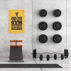 Ezposterprints - Get Fit 2 | Gym Inspiration Motivation Quotes - 24x36 ambiance display photo sample