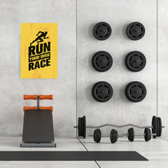 Ezposterprints - Race | Gym Inspiration Motivation Quotes - 24x36 ambiance display photo sample