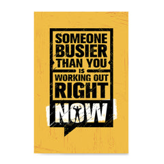 Ezposterprints - Right Now | Gym Inspiration Motivation Quotes