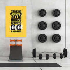Ezposterprints - Going To Gym | Gym Inspiration Motivation Quotes - 32x48 ambiance display photo sample