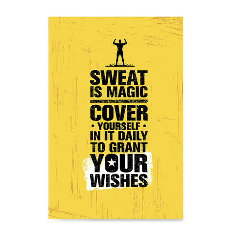Ezposterprints - Wishes | Gym Inspiration Motivation Quotes