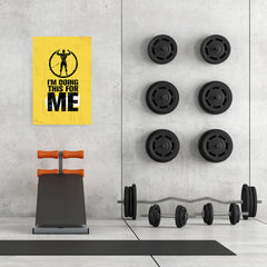 Ezposterprints - For Me | Gym Inspiration Motivation Quotes - 24x36 ambiance display photo sample