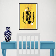 Ezposterprints - Fate | Gym Inspiration Motivation Quotes - 12x18 ambiance display photo sample