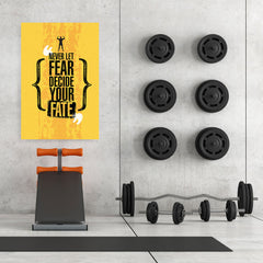 Ezposterprints - Fate | Gym Inspiration Motivation Quotes - 32x48 ambiance display photo sample