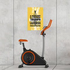 Ezposterprints - Laziness | Gym Inspiration Motivation Quotes - 16x24 ambiance display photo sample