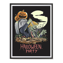 Ezposterprints - Very Very Scary Party Halloween Poster ambiance display photo sample
