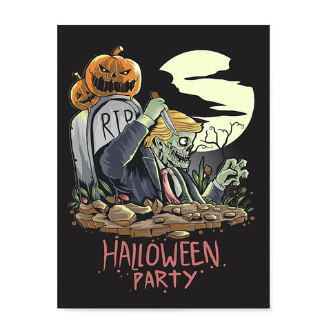 Ezposterprints - Very Very Scary Party Halloween Poster