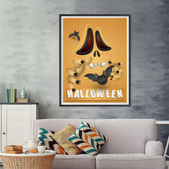 Ezposterprints - Not So Scary Movie Halloween Poster - 36x48 ambiance display photo sample