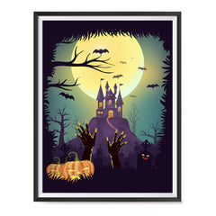 Ezposterprints - It's Alive! Halloween Poster ambiance display photo sample