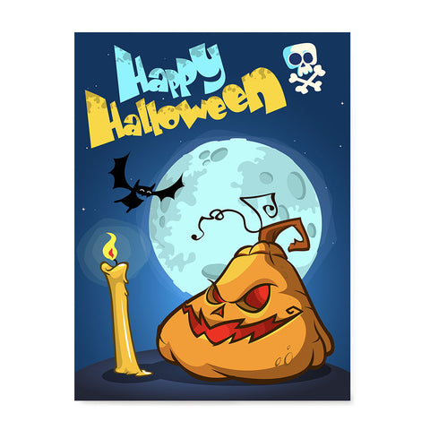 Ezposterprints - Jabba the Pumpkin Halloween Poster