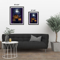 Ezposterprints - Sad Pumpkins Out There Halloween Poster ambiance display photo sample