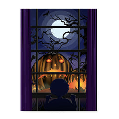 Ezposterprints - Sad Pumpkins Out There Halloween Poster