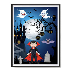 Ezposterprints - Young Dracula Halloween Poster ambiance display photo sample