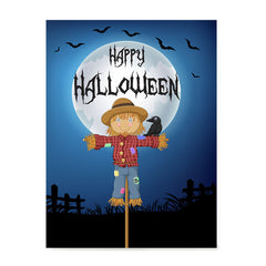 Ezposterprints - Scarecrow at Night Halloween Poster