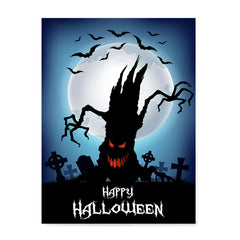Ezposterprints - The Psycho Tree Halloween Poster