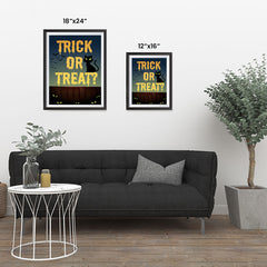 Ezposterprints - Trick or Treat? Halloween Poster ambiance display photo sample