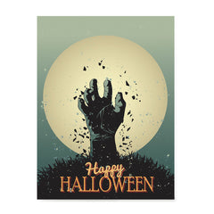 Ezposterprints - The Grunge Gothic Hand Halloween Poster