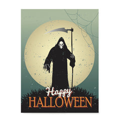 Ezposterprints - The Grunge Gothic Reaper Halloween Poster