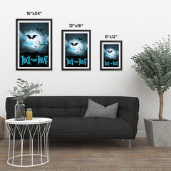 Ezposterprints - Moonligth - Blue Halloween Poster