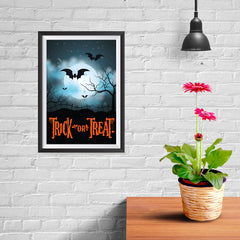 Ezposterprints - Moonligth - Orange Halloween Poster - 08x12 ambiance display photo sample