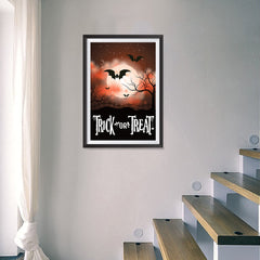 Ezposterprints - Moonligth - Red Halloween Poster - 16x24 ambiance display photo sample