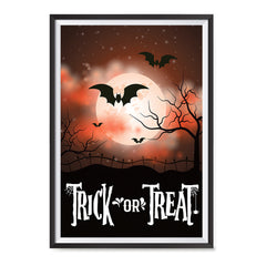 Ezposterprints - Moonligth - Red Halloween Poster ambiance display photo sample