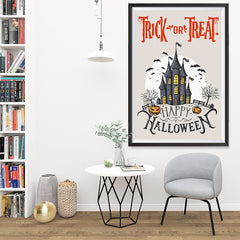 Ezposterprints - Spooky House Halloween Poster - 32x48 ambiance display photo sample