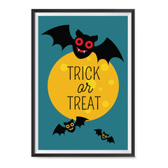 Ezposterprints - Trick Or Treat - Bats Halloween Poster ambiance display photo sample