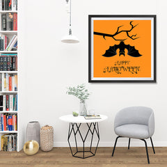 Ezposterprints - Big Bat Halloween Poster - 32x32 ambiance display photo sample
