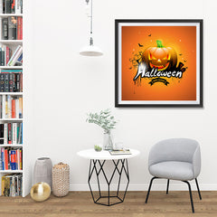 Ezposterprints - Big Pumpkin Halloween Poster - 32x32 ambiance display photo sample