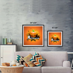 Ezposterprints - Big Pumpkin Halloween Poster ambiance display photo sample