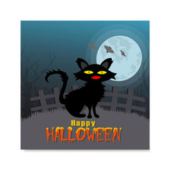 Ezposterprints - Black Cat Halloween Poster